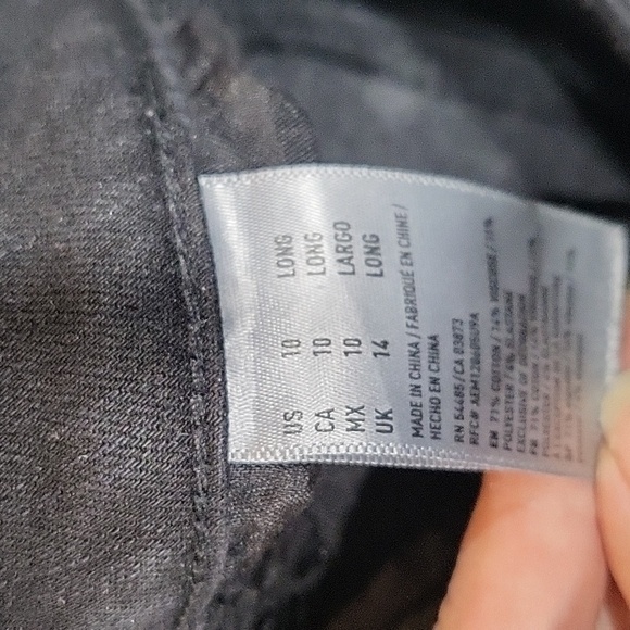 AMERICAN Eagle High Rise Jegging Size 10 Long Super Stretch X4 - Picture 6 of 6